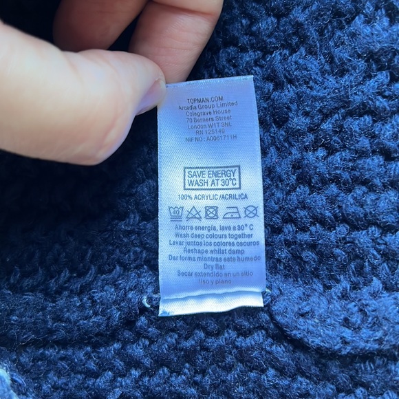 Topman navy striped sweater - size S men - Picture 5 of 5